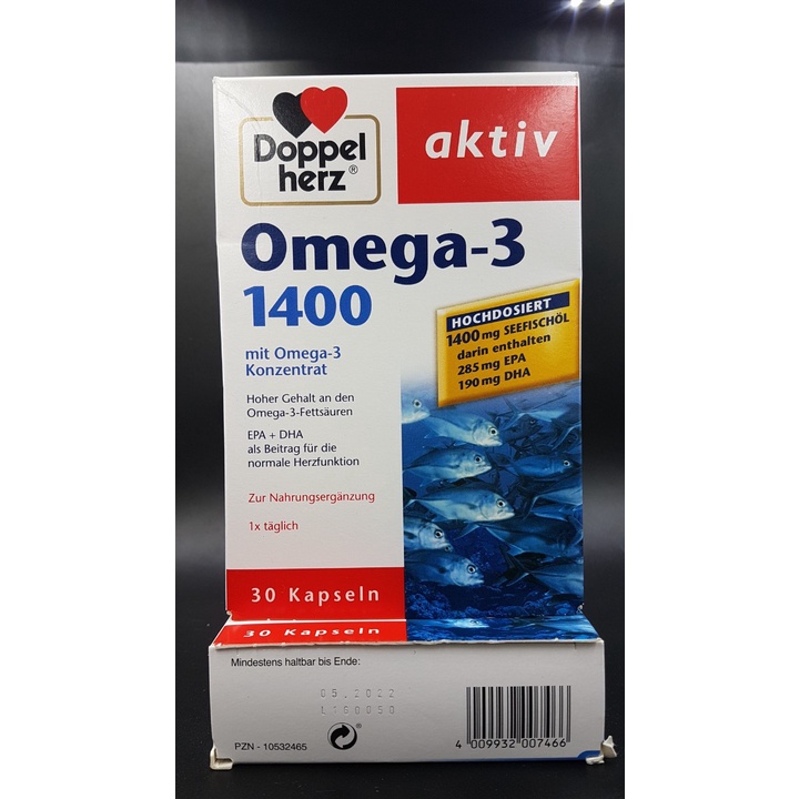 Hàng Đức Omega3 1400 hộp 30 viên