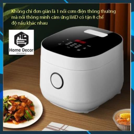 Nồi cơm điện thông minh cảm ứng IMD CHÍNH HÃNG 8 chế độ nấu khác nhau là sự khác biệt với cái nồi trên thị trường!