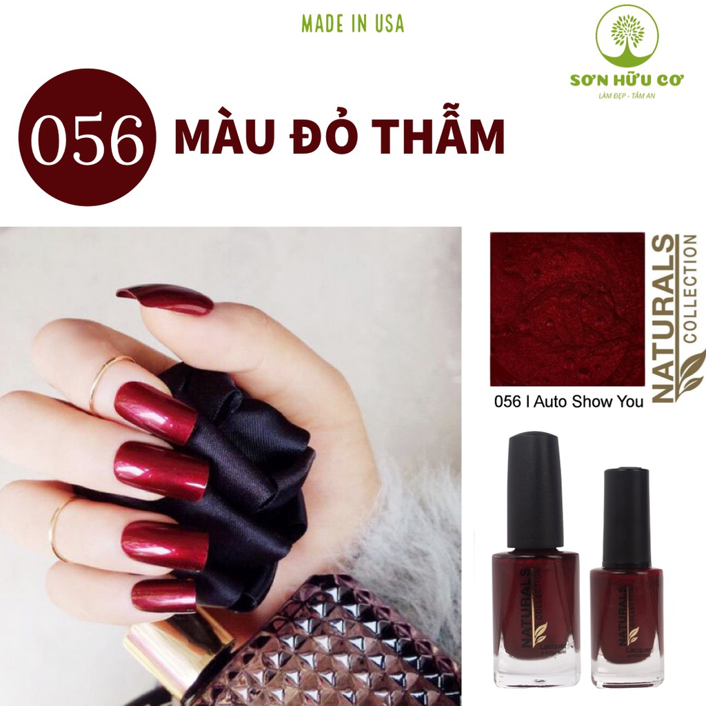 Sơn móng tay màu đỏ thẫm - Mã 056