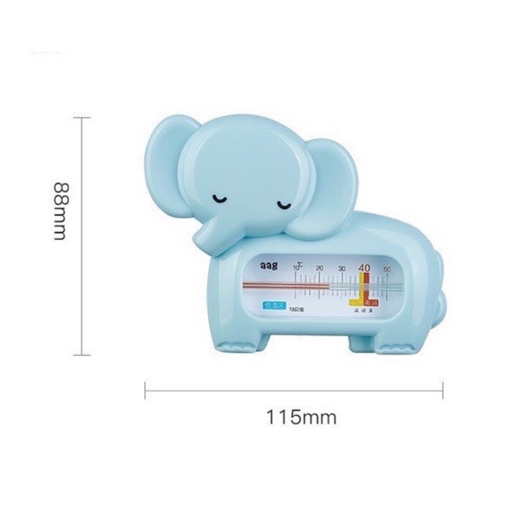 Nhiệt kế đo nước, nhiệt kế đo nước tắm hình chú voi BABUU madein Japan