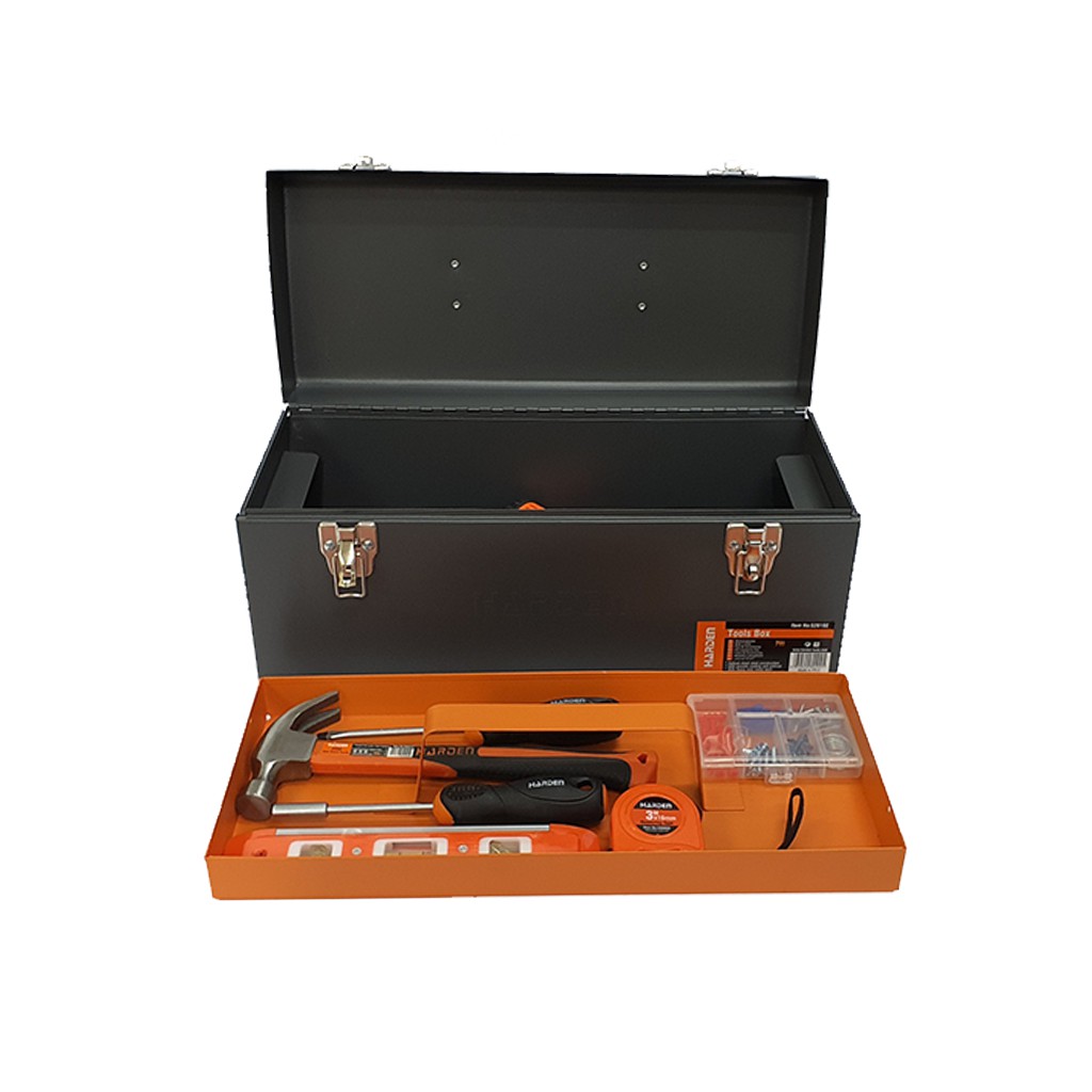 Hộp đựng dụng cụ, đồ nghề đa năng HARDEN 520102 - Hộp thép mạ tĩnh điện cao cấp