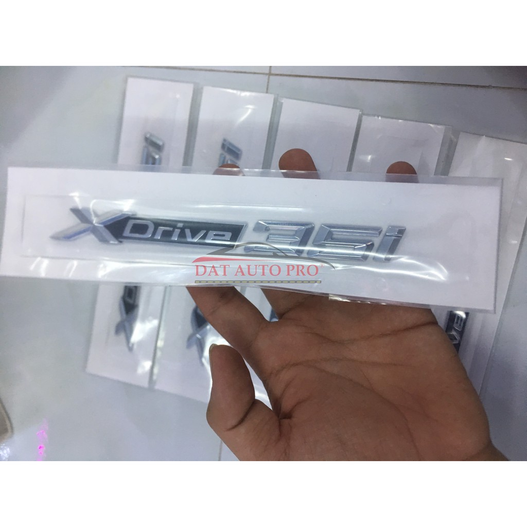 Tem 3D  XDrive35i MẪU 2019 dán trang trí oto