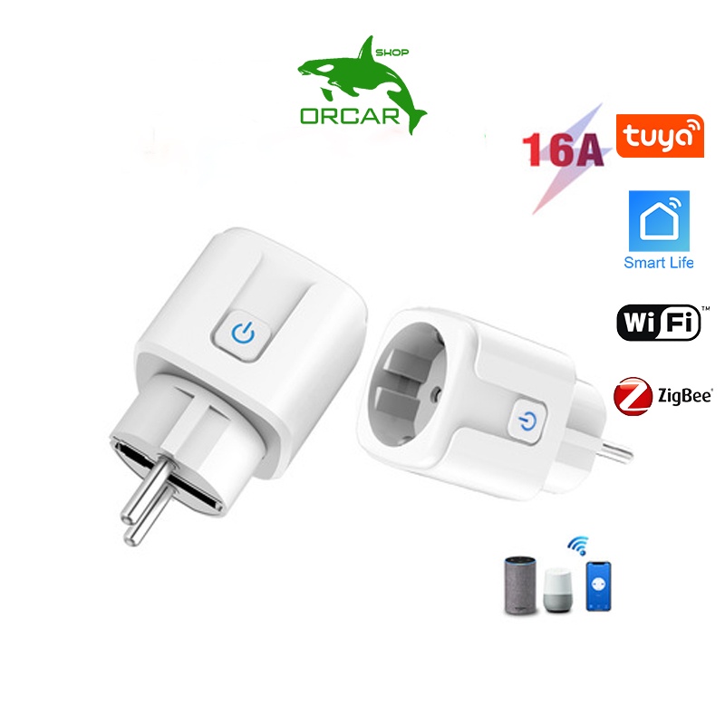 Ổ cắm điện thông minh wifi điều khiển từ xa hẹn giờ bằng điện thoại tuya