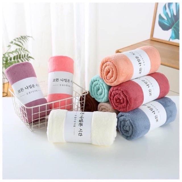 Khăn tắm bông hàn quốc 70cm x 140cm mềm mịn khổ lớn 70cm x 140cm 🌸