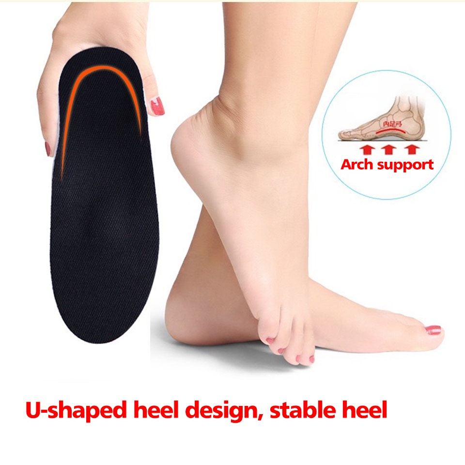 Đệm Gel Lót Giày Hỗ Trợ Chỉnh Hình Vòm Chân 3D Cao Cấp Cho Nam Nữ