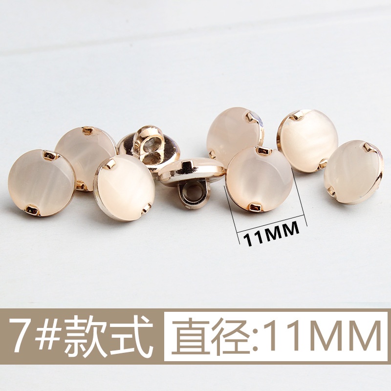 1 Chiếc Nút Trang Trí Áo Sơ Mi/Áo Khoác Bằng Nhựa Hình Tròn Nhỏ Nhắn