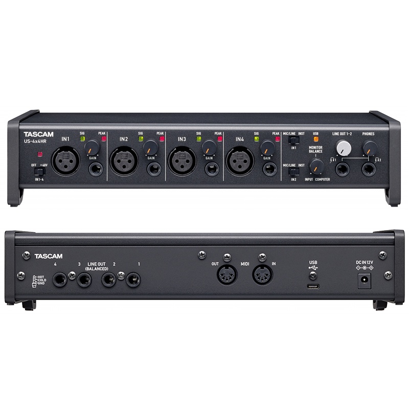 Soundcard Tascam US-2x2HR - US-4x4HR chính hãng