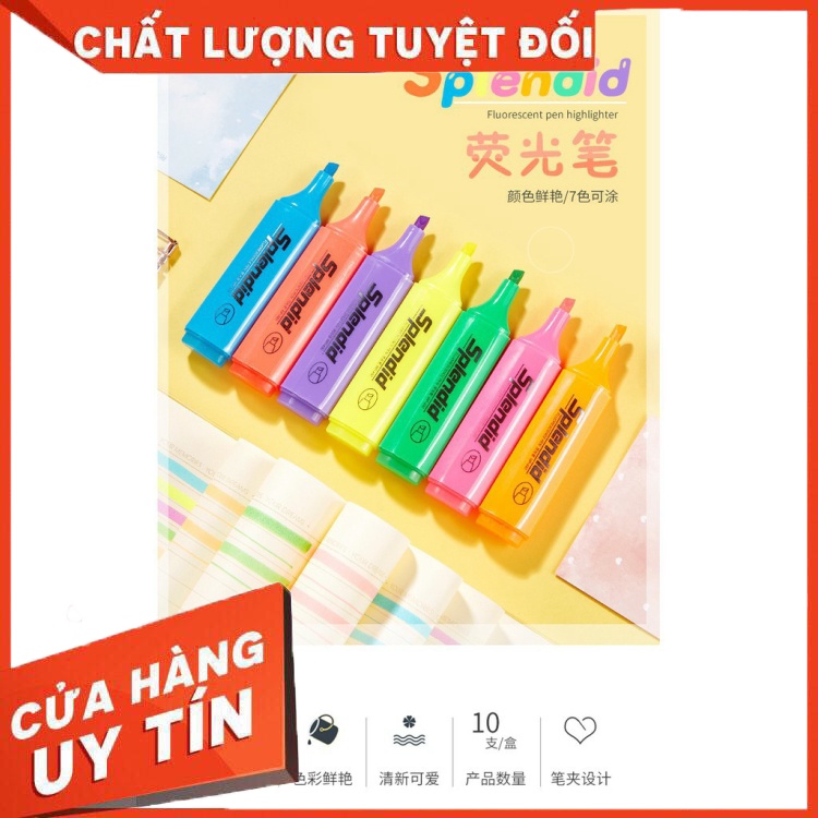 Bút Dạ Quang Splendid COMBO 2 Cây Baoke MP490