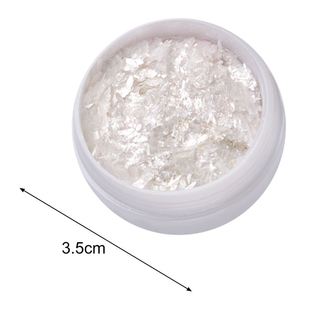 [beautymart] 1 Hộp Kim Tuyến Lấp Lánh Hình Vỏ Sò Dùng Trang Trí Móng Tay