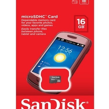 Thẻ Nhớ Sandisk Micro Sdhc 16gb