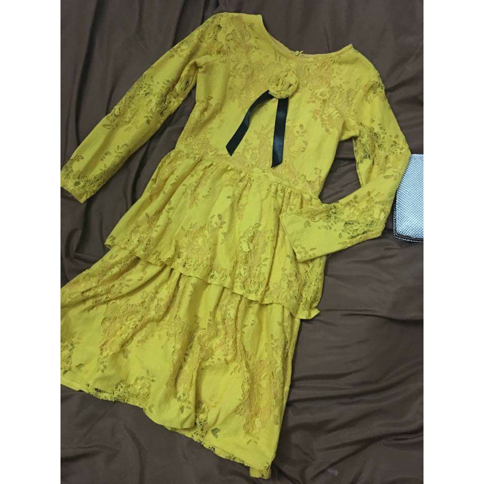 Freeship 99k TQ_Váy ren nữ