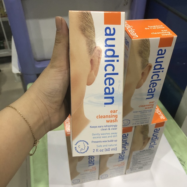 Nước rửa, vệ sinh tai Audiclean 60ml