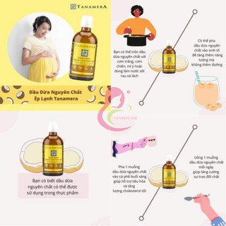 Dầu dừa tinh khiết ép lạnh Tanamera
