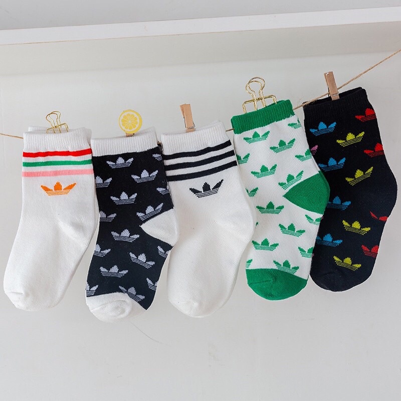Set 5 đôi tất adidas 6-12 tuổi