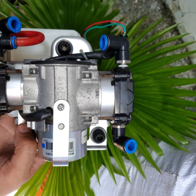 Bơm khí nén BLDC  12v ~ 24V 100W, 2 đầu bơm, hàng Thomas
