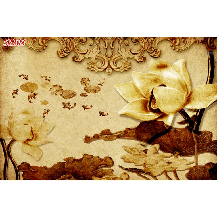 Tranh Trúc Chỉ Dán Phòng Thờ, Bàn Thờ 3D mẫu mới nhất năm nay