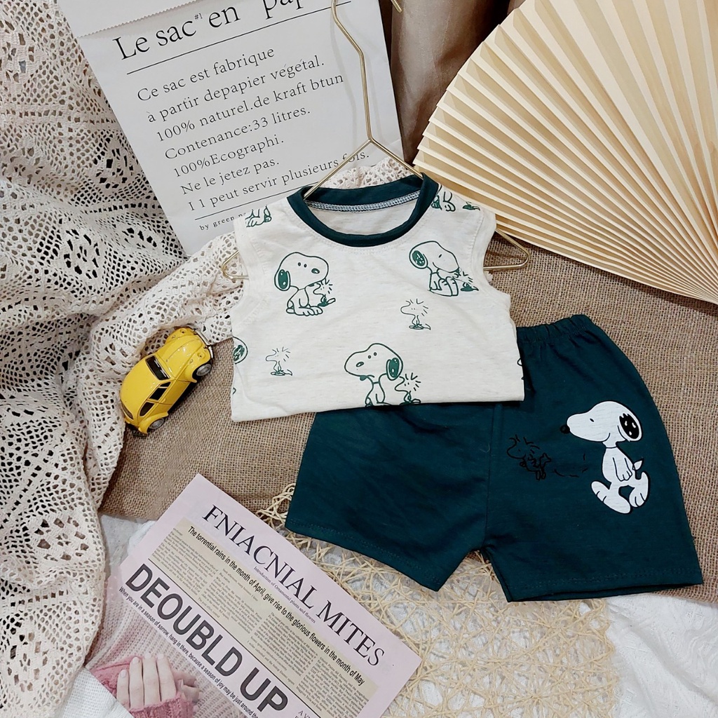 (8-18kg) Đồ bộ bé trai và đồ bộ bé gái TB4 - bộ quần áo trẻ em cộc tay