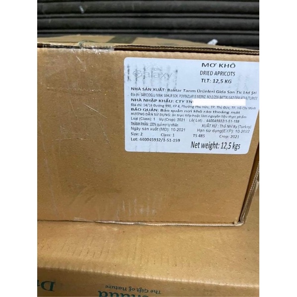 Mơ sấy dẻo thổ nhĩ kỳ 200g loại 1