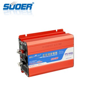 Bộ đổi điện inverter Suoer 12v-24v sang 220v sine chuẩn 300w và 500w FPC-300AL FPC-500AL FPC-500BL