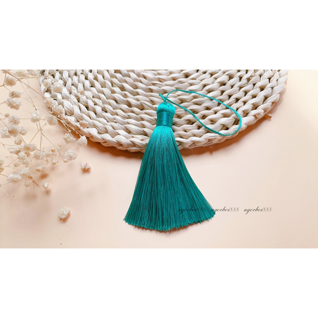 Tua Rua Béo 8cm Sợi Mảnh Trang Trí Quạt, Làm Đồ Handmade Nhiều Màu