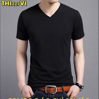 Áo thun nam cổ tim