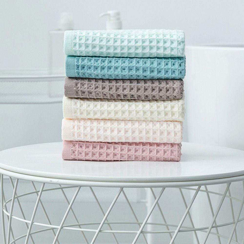 Khăn Lau Mặt Chất Liệu Cotton Thấm Hút Nhanh Khô Cho Người Lớn