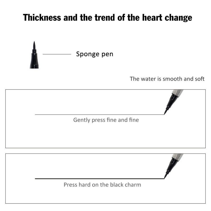 Bút kẻ mắt màu đen khô nhanh tự nhiên không thấm nước lâu trôi không nở