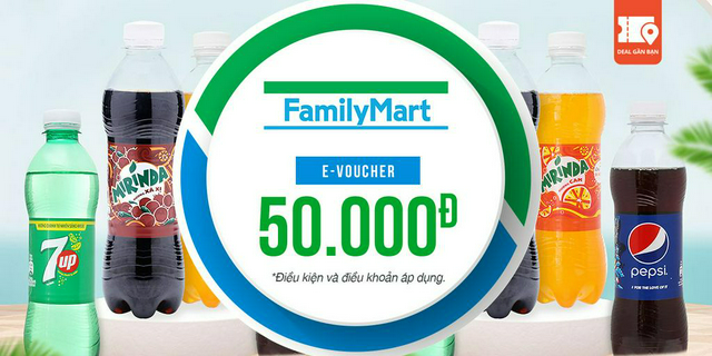 E-Voucher trị giá 50.000đ tại FamilyMart