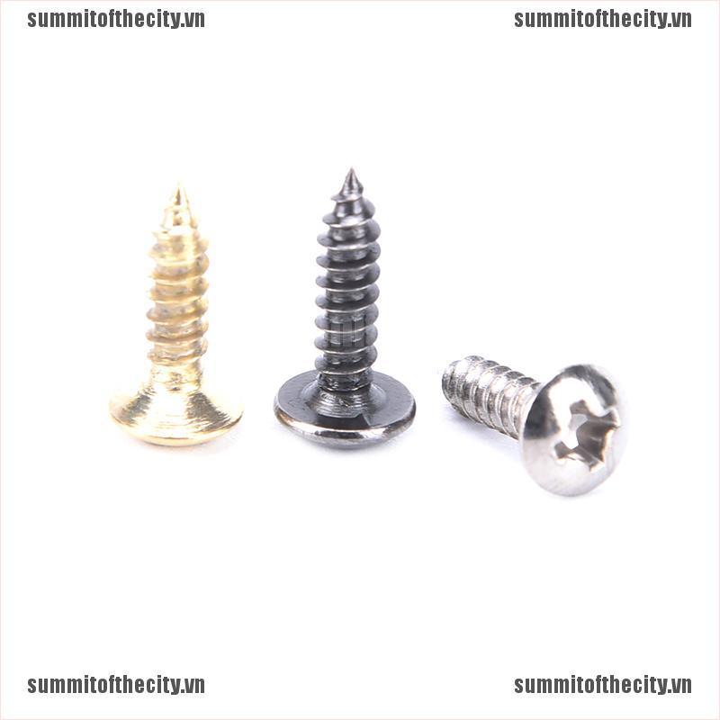 Bộ 50 Ốc Vít 3mm Bảo Vệ Cho Miếng Gảy Đàn Guitar Điện Lưng