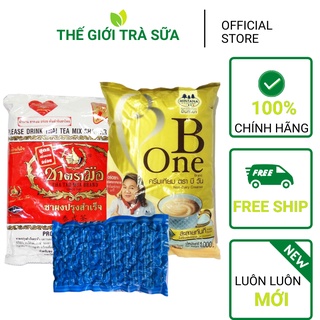 Set combo 3 món nguyên liệu pha trà sữa Thái đỏ B one Trân châu - nguyên liệu pha trà sữa