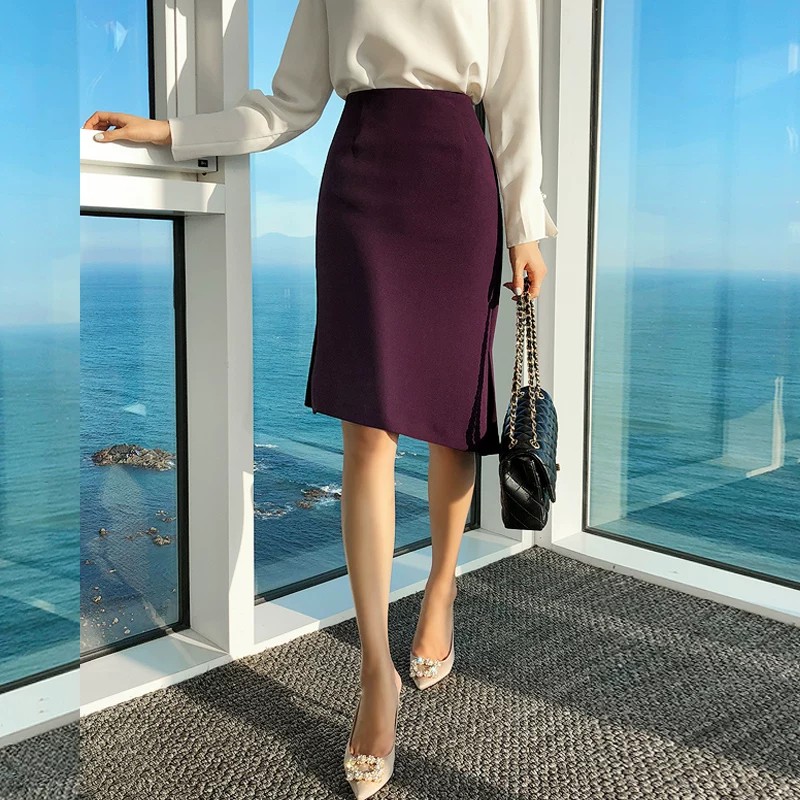 NEW! chân váy chéo xẻ hông tôn dáng tiểu thư | BigBuy360 - bigbuy360.vn