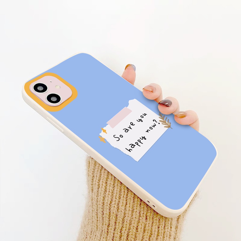 Ốp lưng iphone cạnh vuông dẻo iphone 7 8 Plus 6 6s Plus 11 13 12 14 Pro MAX XR X XS MAX SE 2020 tr1225