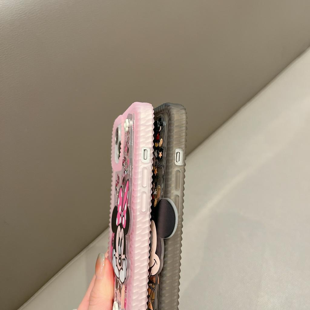Ốp Lưng ChốNg SốC HìNh ChuộT Mickey Và Minnie Cho iPhone 14Promax 14Pro 14 13Promax 13Pro 13 12 11