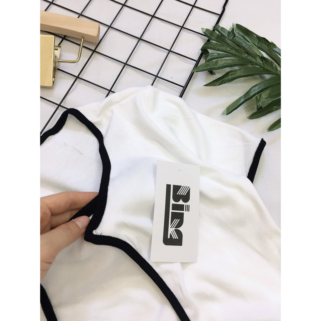 Set bộ cardigan vải tăm phối viền Bingshop