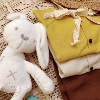 [Xả hàng lẻ size] Bộ đũi vintage bé trai