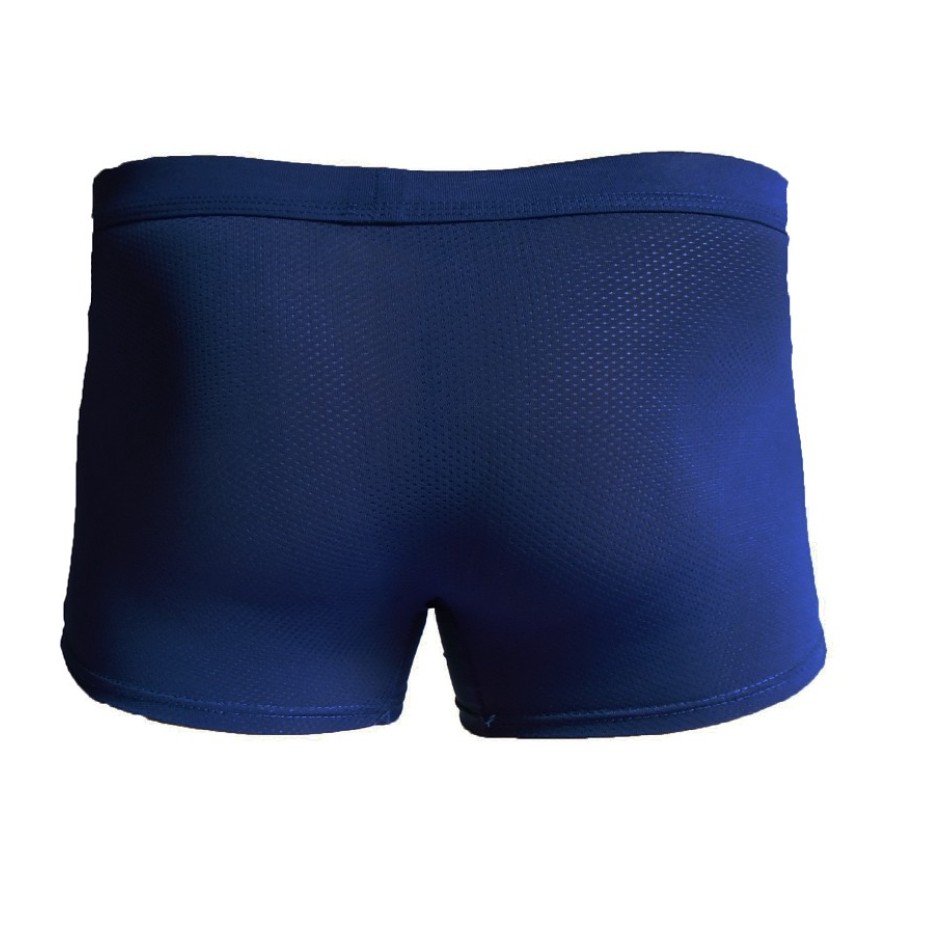 Hộp 4 quần lót đùi nam thông hơi ( sịp boxer lỗ nhỏ) chất liệu cotton thoáng mát, co dãn tốt, ôm dáng thoải mái.