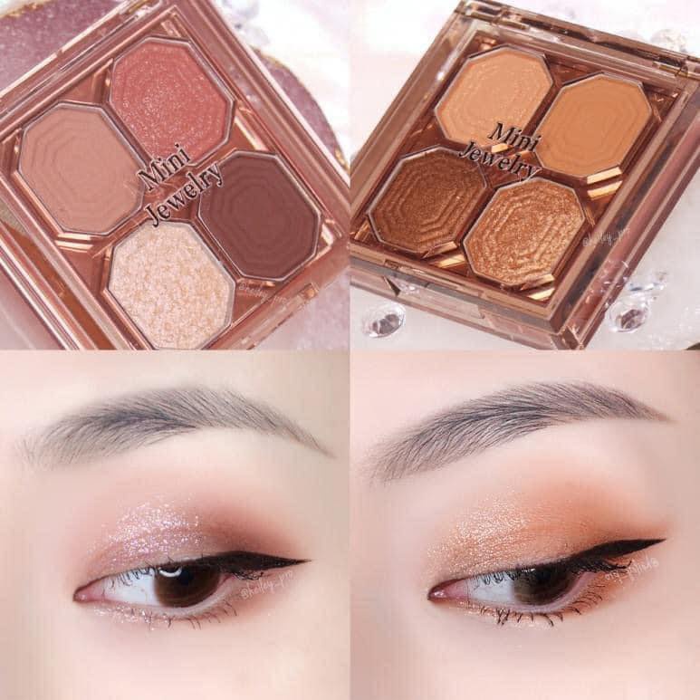 Bảng Phấn Mắt 4 Ô Etude Play Color Eyes Mini Jewelry 4g