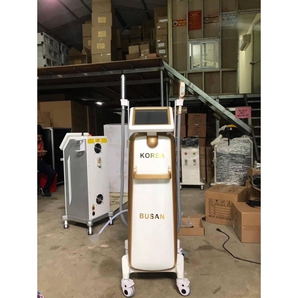 Máy triệt lông laser busan korea - chỉnh postsize to nhỏ tia laser