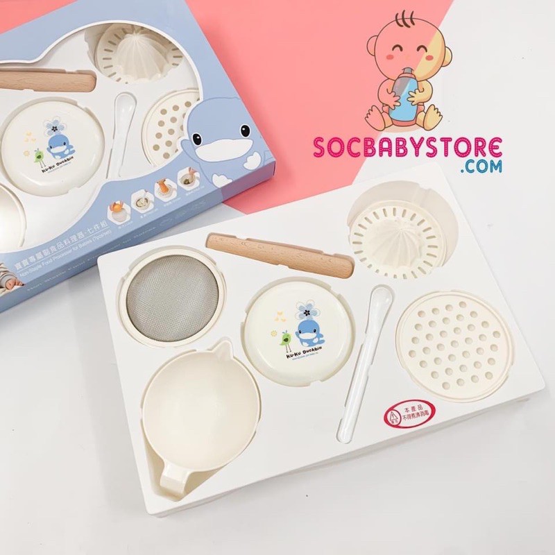 Bộ chế biến ăn dặm cho bé Kuku KU5307