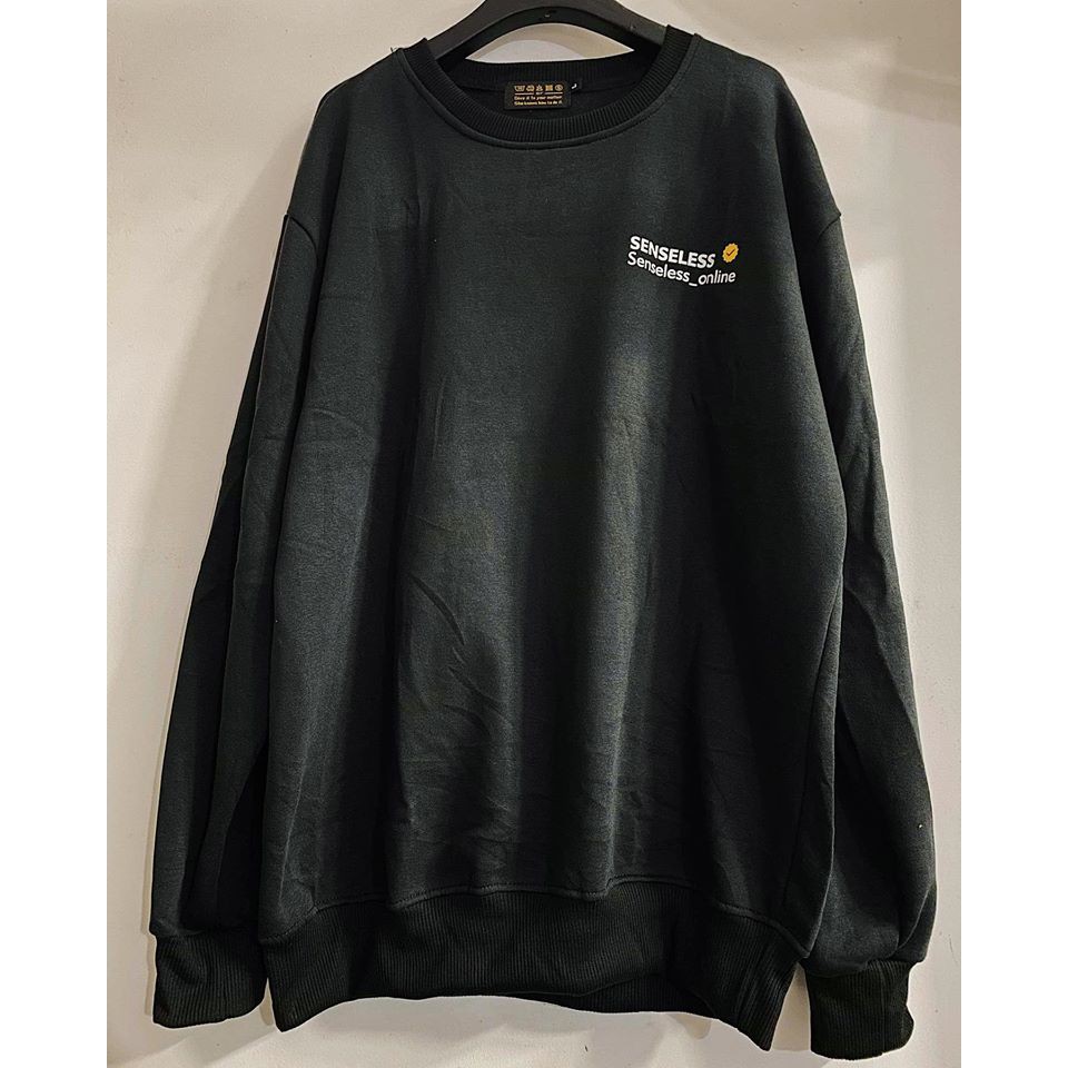 Áo sweater Tom đen phong cách unisex (gin store)