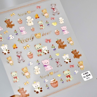 sticker 5d lụa cao cấp dán móng tay nail