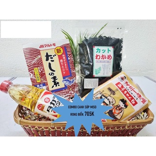 Combo nguyên liệu nấu súp miso nhật bản