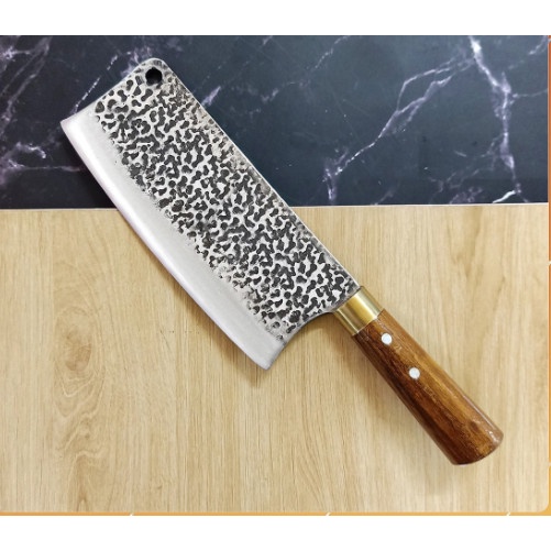 Dao Chặt Xương Thép Nhíp Ô Tô Dập Vân 2 Mặt Cao Cấp