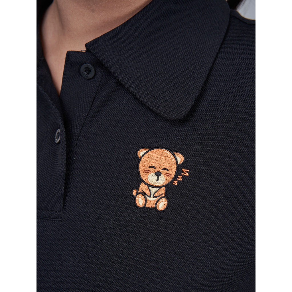 Áo Polo Nữ Croptop Mắt Chim YODY Năng Động Thời Trang Thoáng Mát Thấm Hút Mồ Hôi APN5256