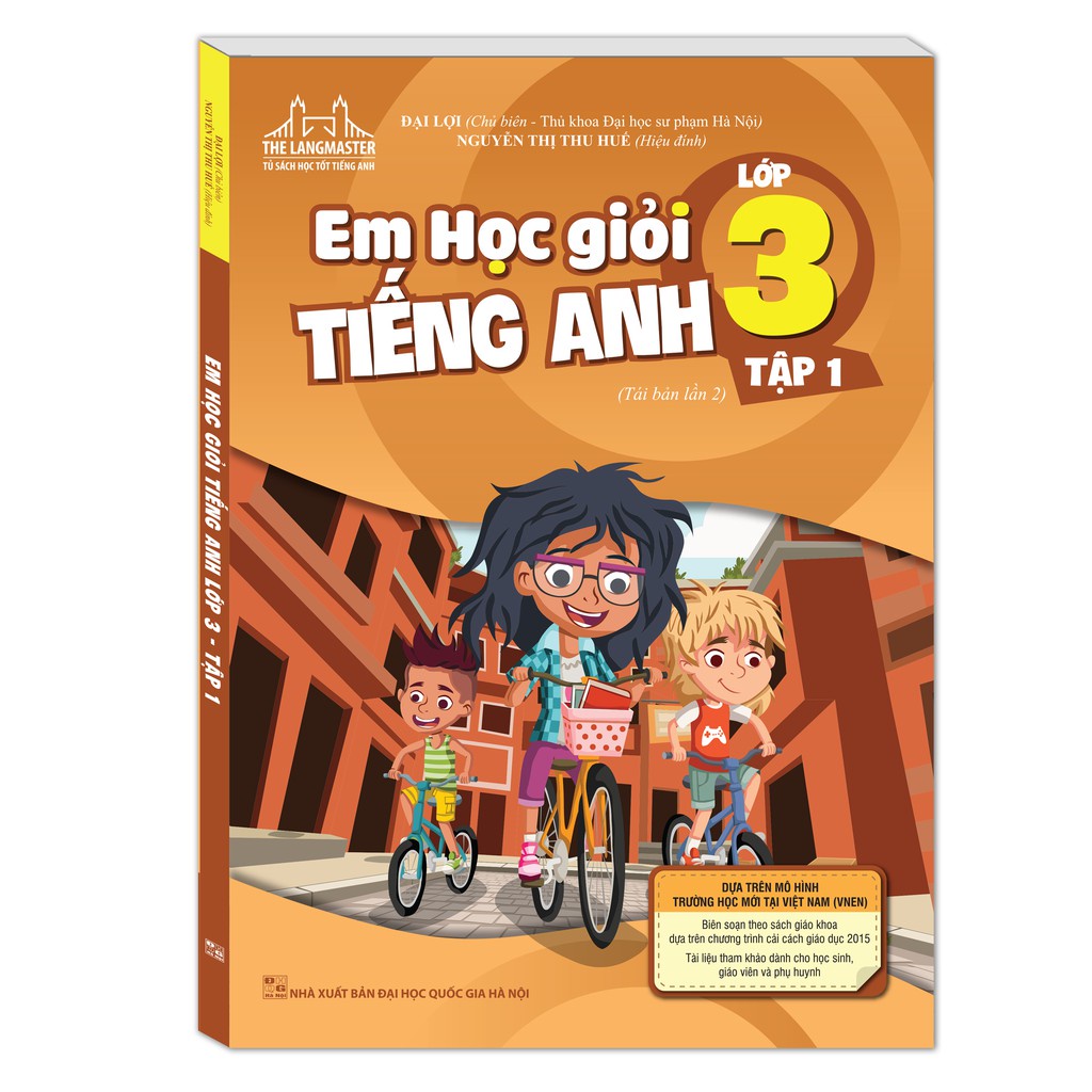 Sách - Em học giỏi tiếng Anh lớp 3 - Tập 1 (tái bản 02) Tặng Bookmark