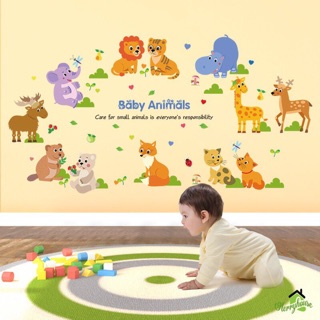 Decal vườn thú baby animals