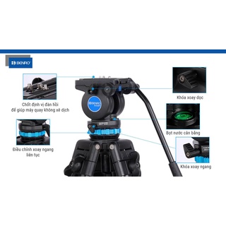 Chân máy quay Benro KH25P Video Tripod Kit