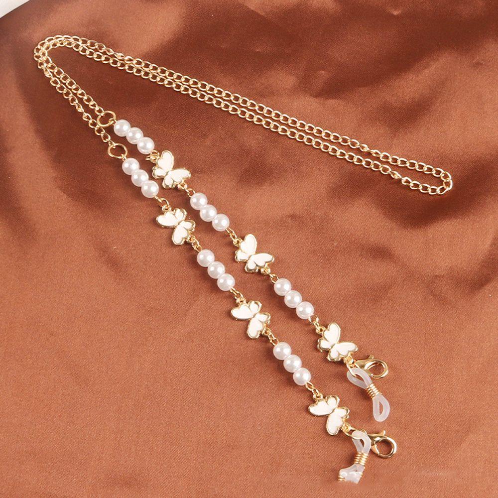 Dây Xích Gắn Kính Mát Hình Bướm Nhiều Màu Dễ Thương