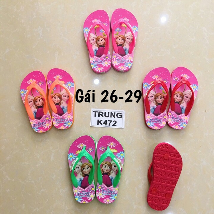 Dép công chúa elsa và siêu nhân (combo 2 đôi)