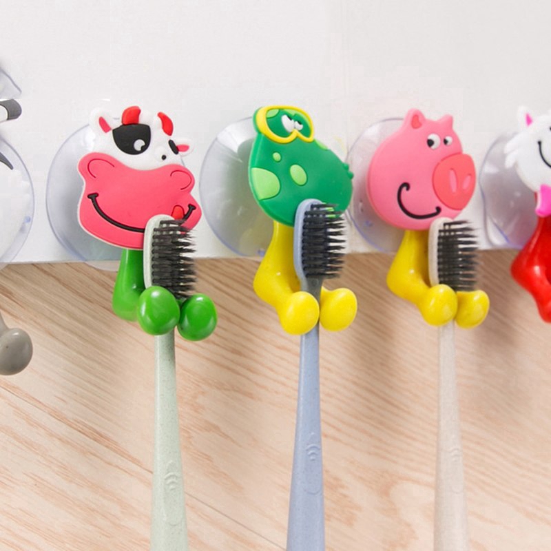 Toothbrush Holders ，Sucker Toothbrush Holder ，Cartoon toothbrush holder ，Toilet Wall Racks